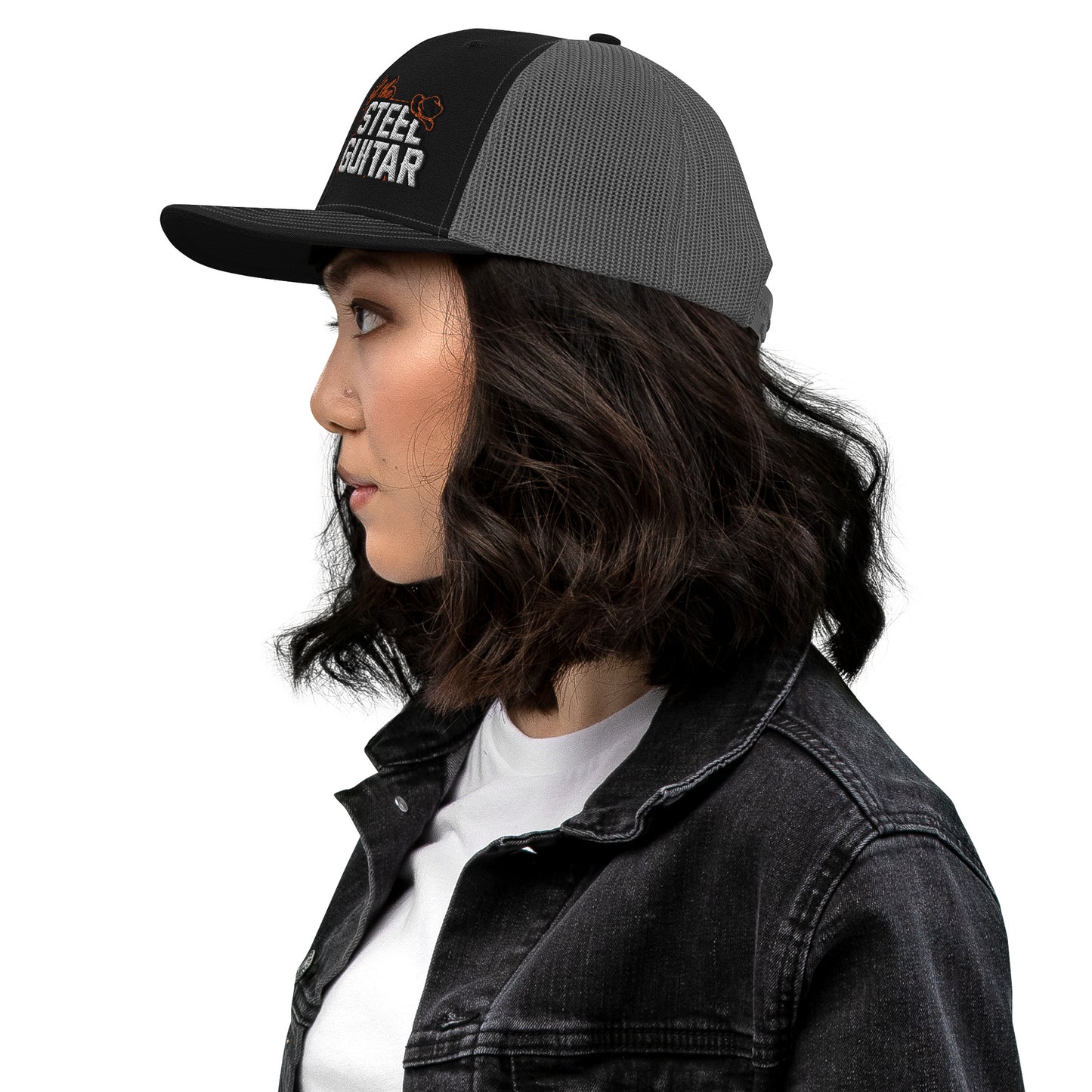 Of The Steel Guitar Trucker Cap (Side View)