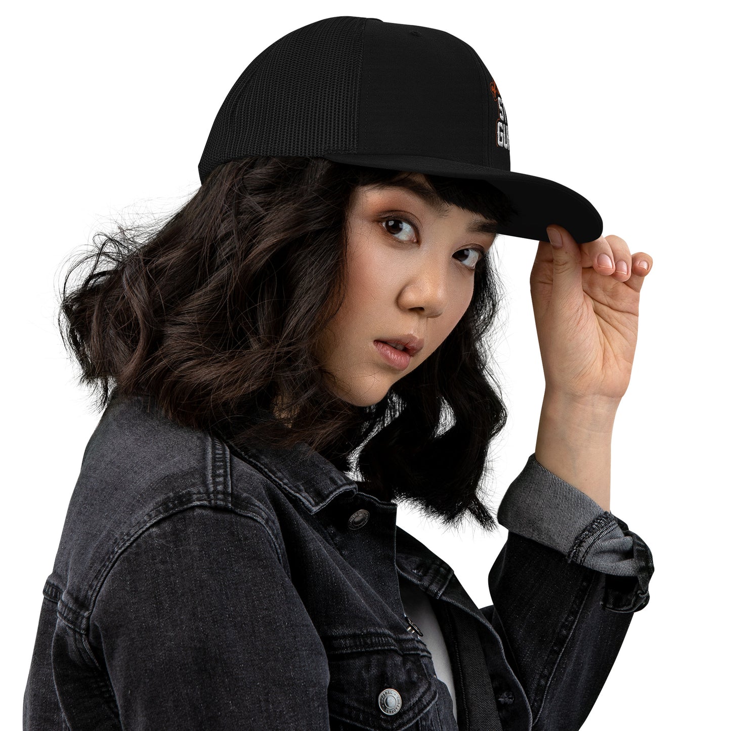 Of The Steel Guitar Trucker Cap (Side View)
