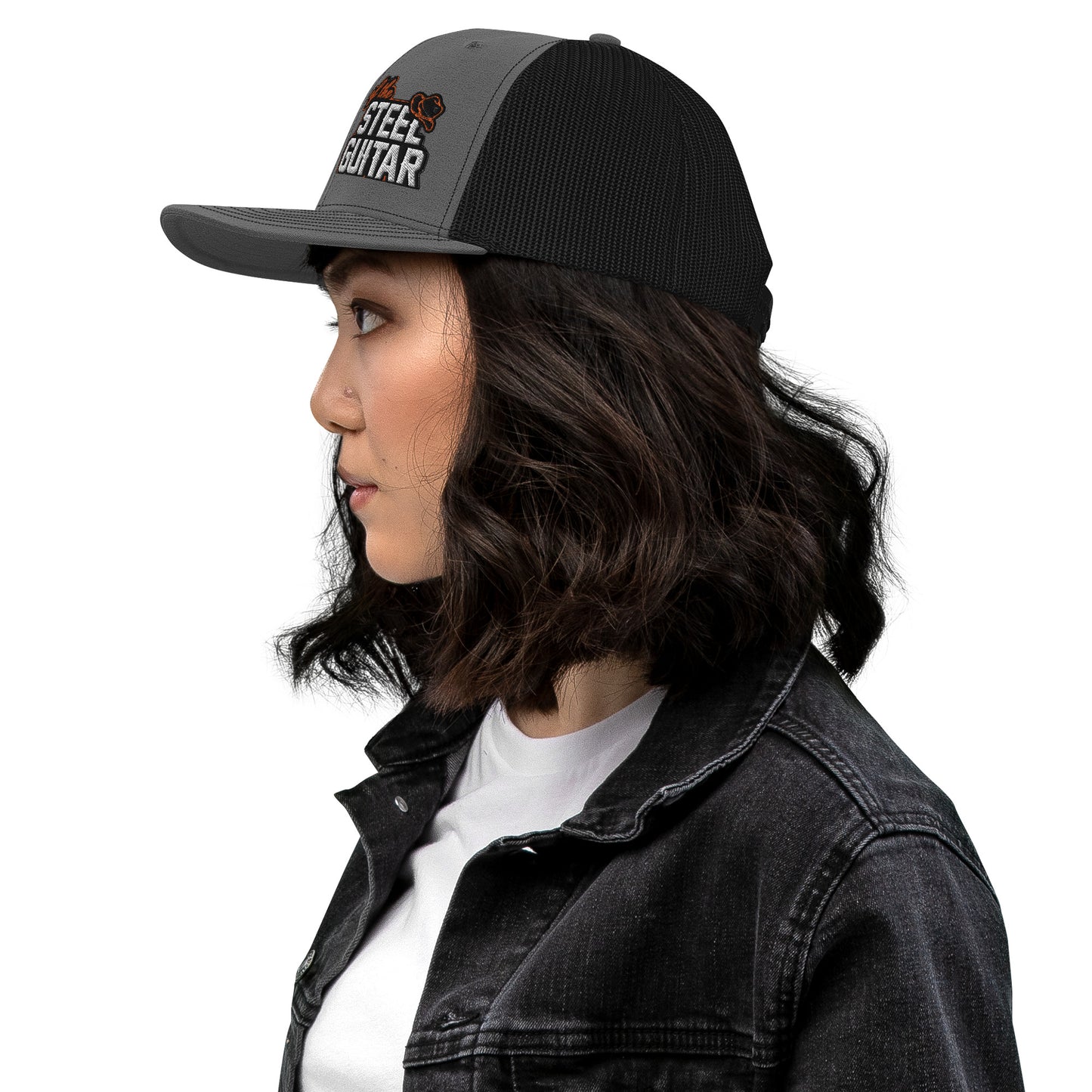 Of The Steel Guitar Trucker Cap (Side View)