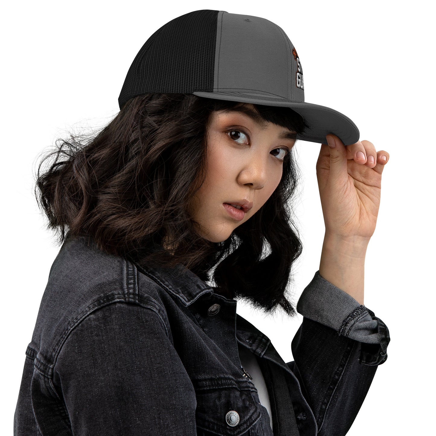 Of The Steel Guitar Trucker Cap (Side View)
