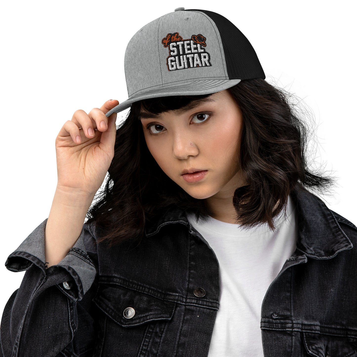 Of The Steel Guitar Trucker Cap (Side View)