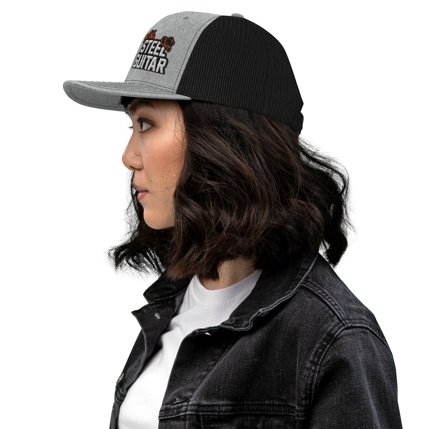 Of The Steel Guitar Trucker Cap (Side View)