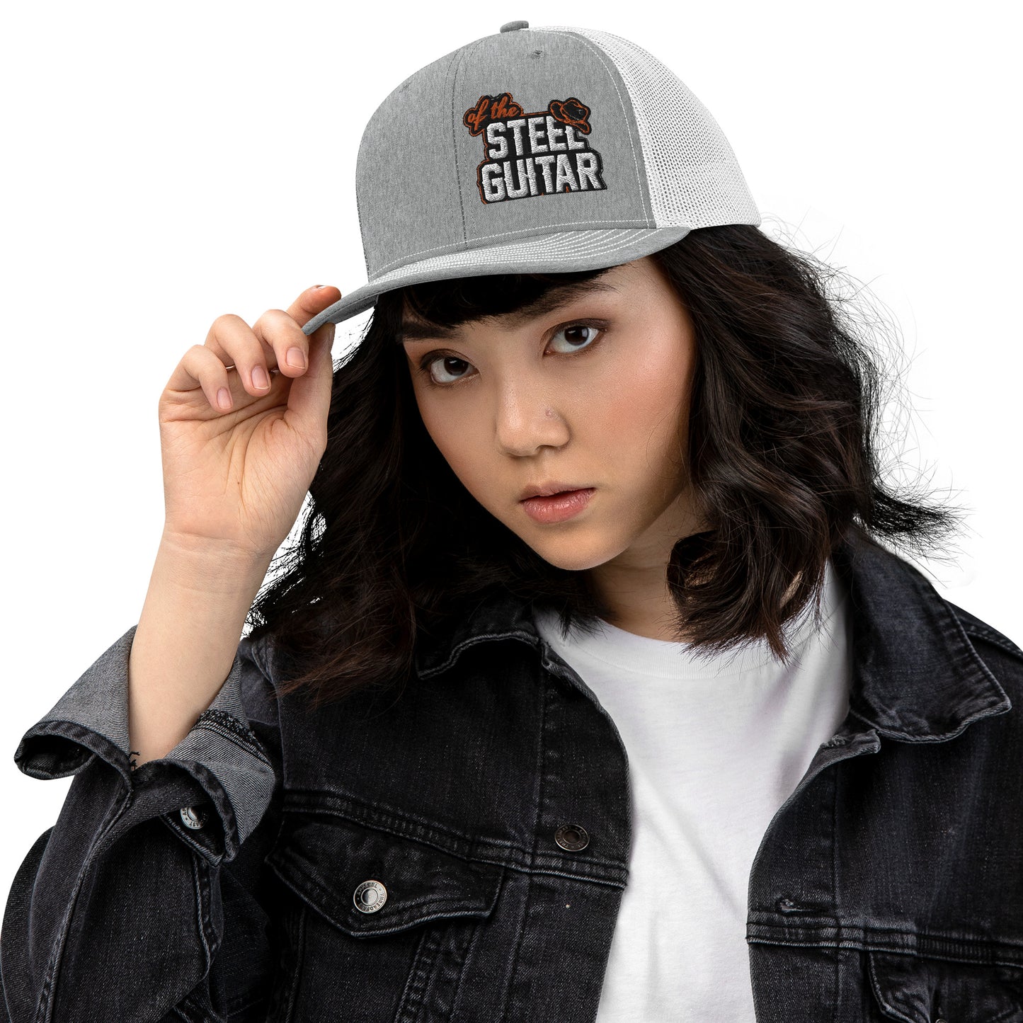 Of The Steel Guitar Trucker Cap (Side View)