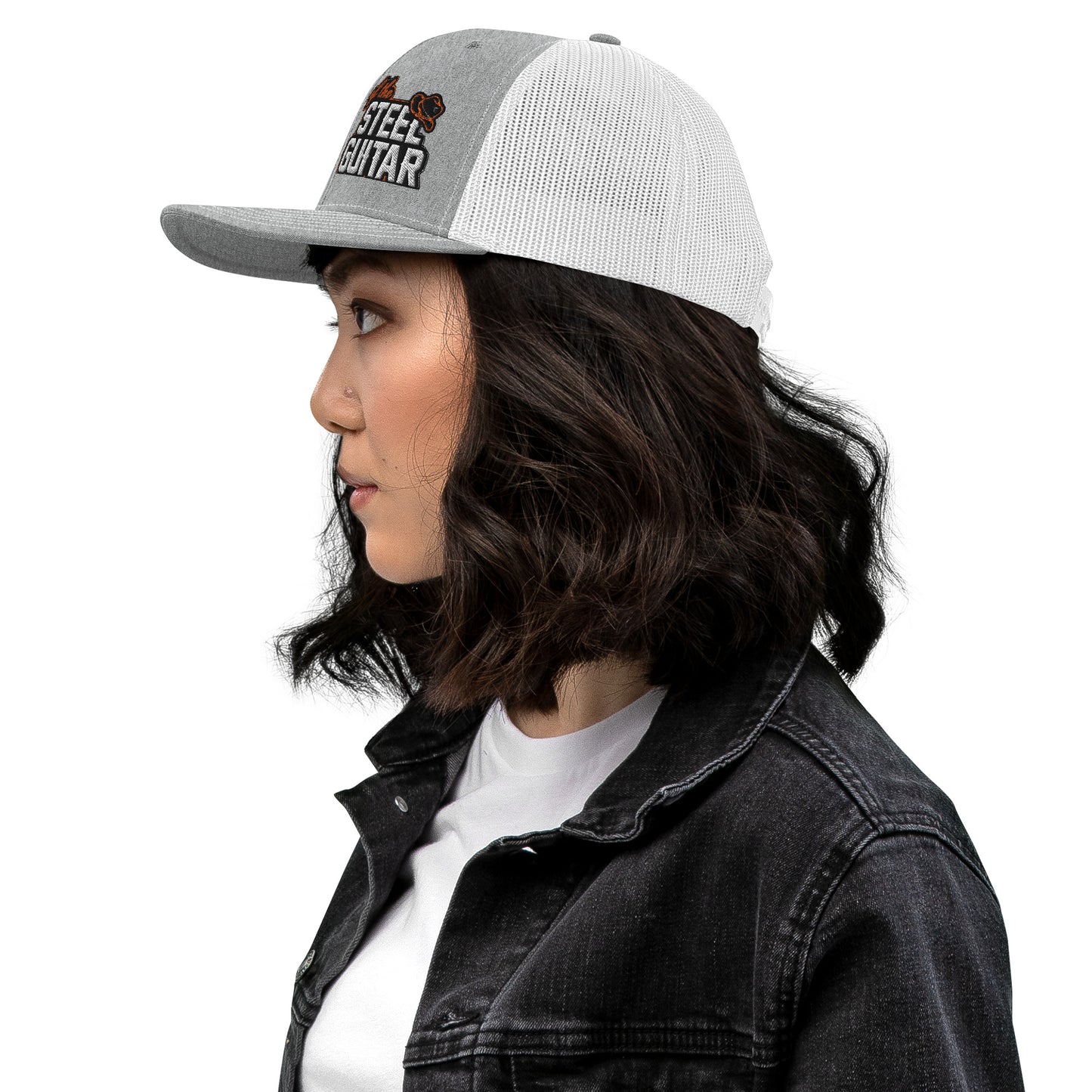 Of The Steel Guitar Trucker Cap (Side View)