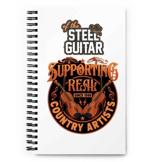 Spiral Supporting Country Artist notebook