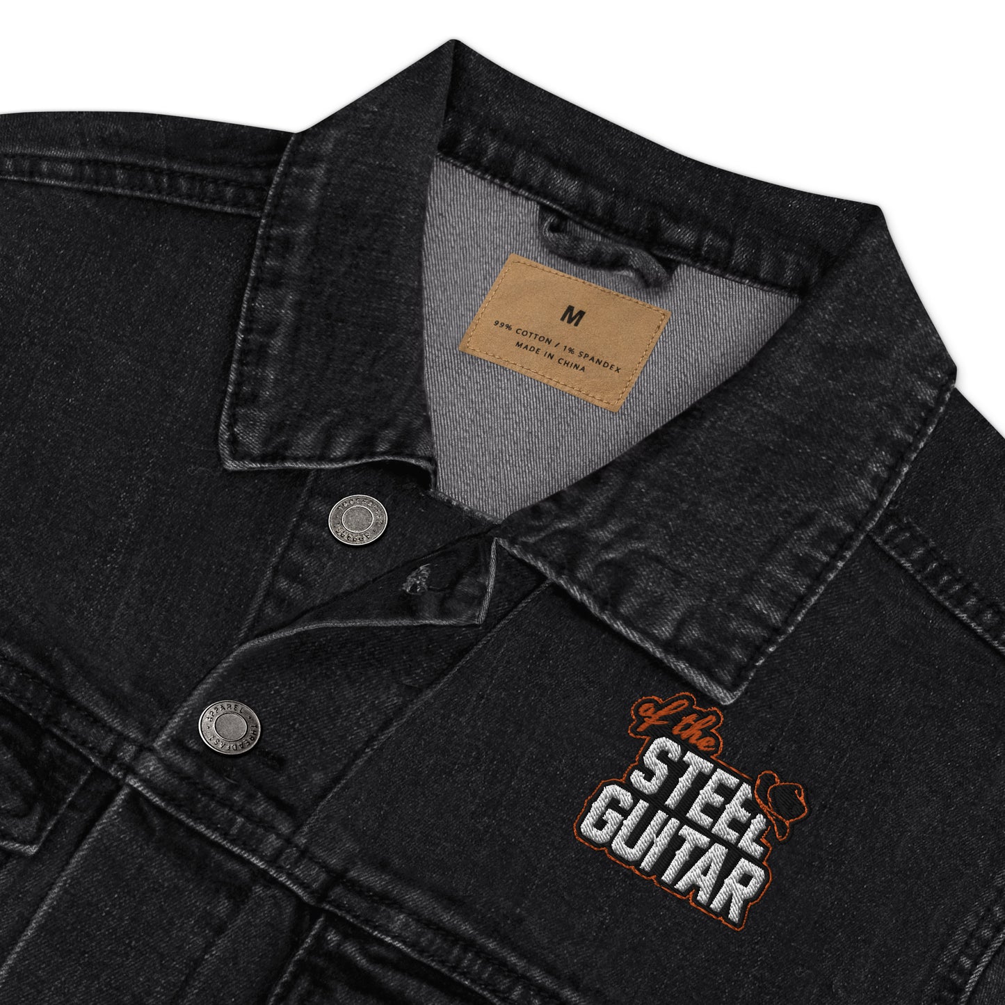 The Ultimate Supporter Denim Jacket Of The Steel Guitar Podcast