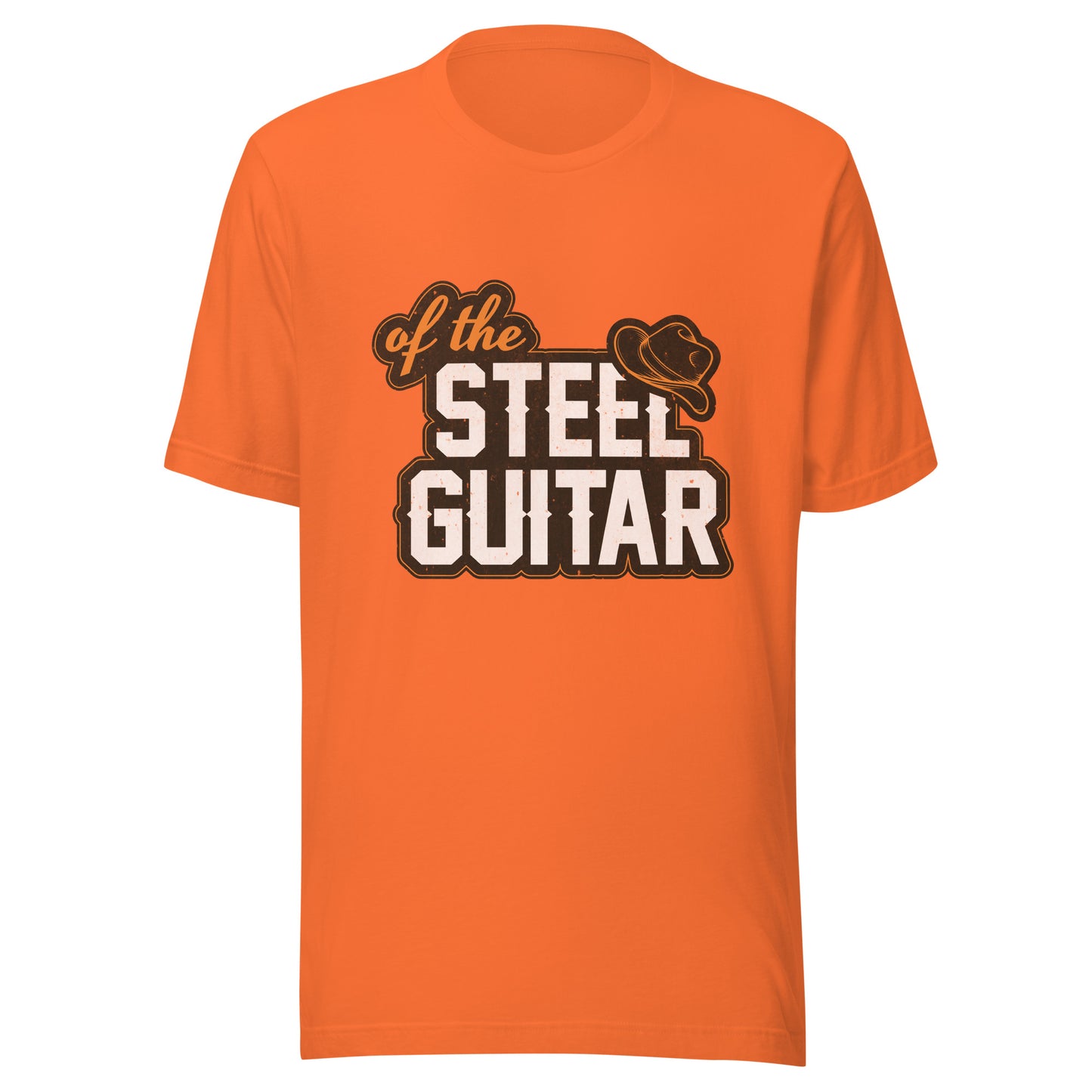 Support Real Country Artist Orange Uni-Sex Tee