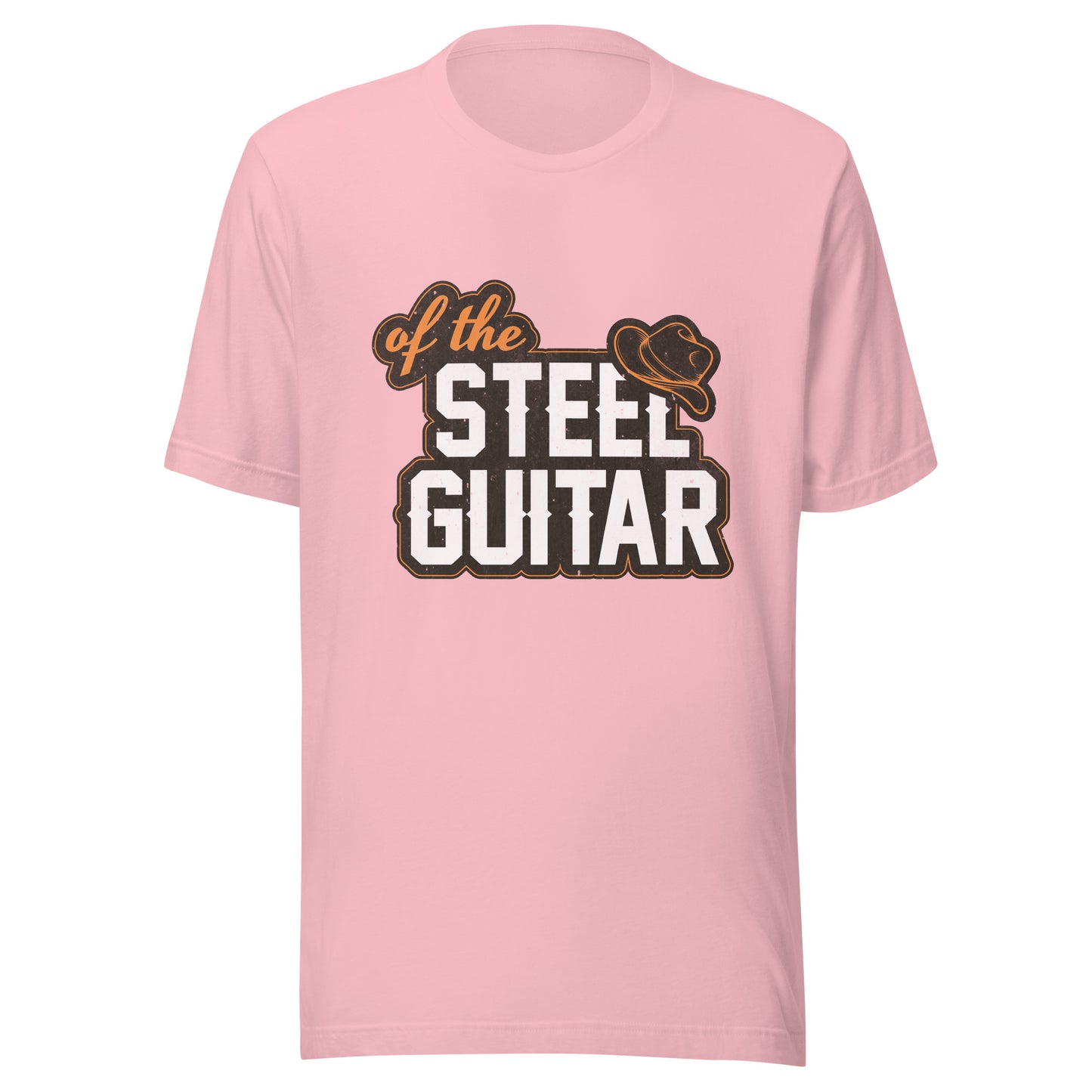 Support Real Country Artist Orange Uni-Sex Tee