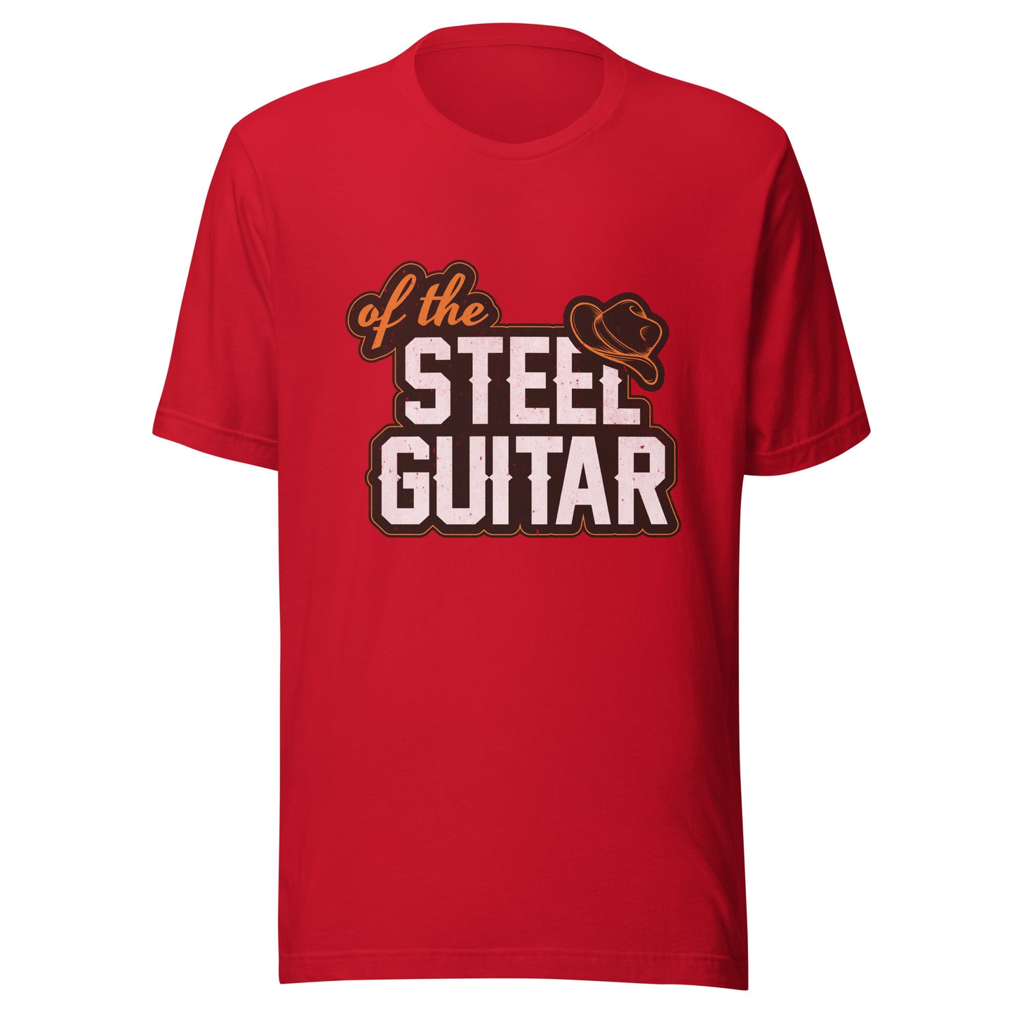Support Real Country Artist Orange Uni-Sex Tee