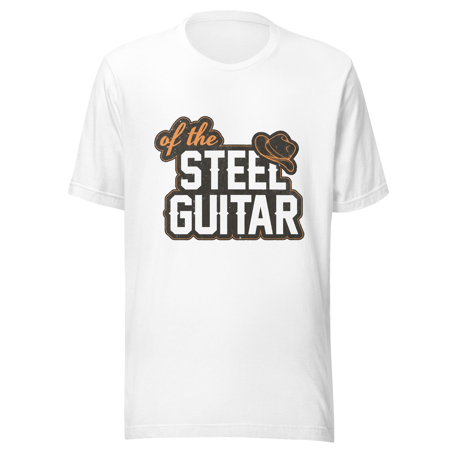 Support Real Country Artist Orange Uni-Sex Tee