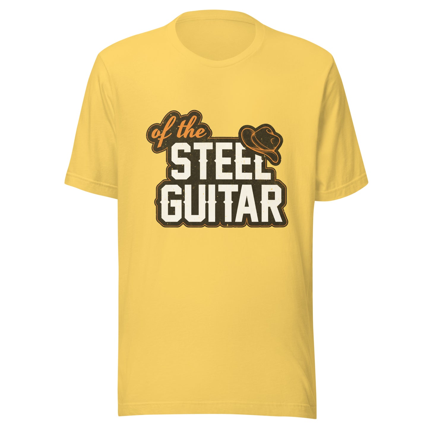 Support Real Country Artist Orange Uni-Sex Tee
